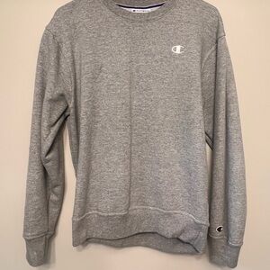 Champion Gray Crewneck Sweater Soft Fleece